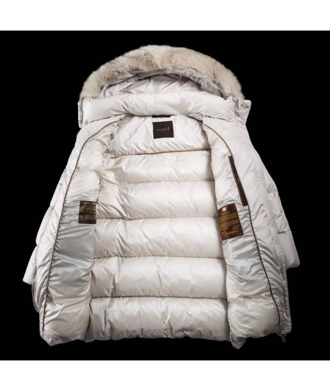 MOORER Белый пуховик, фото 3