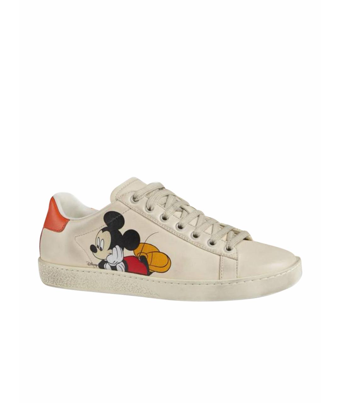 GUCCI Мульти кожаные кеды, фото 1