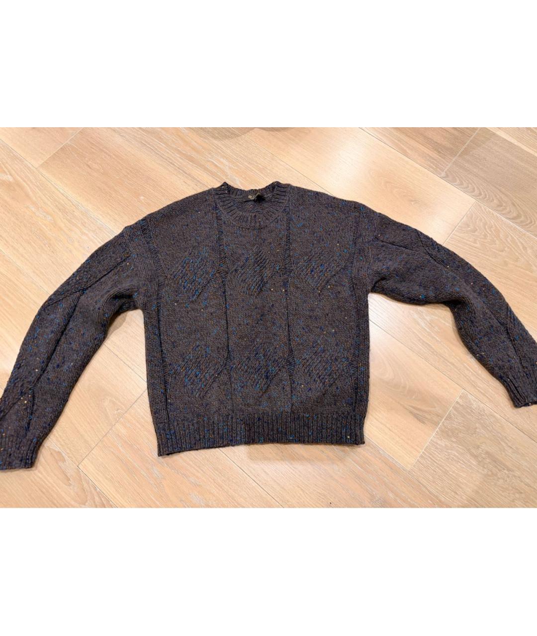 LORO PIANA Серый кашемировый джемпер / свитер, фото 6