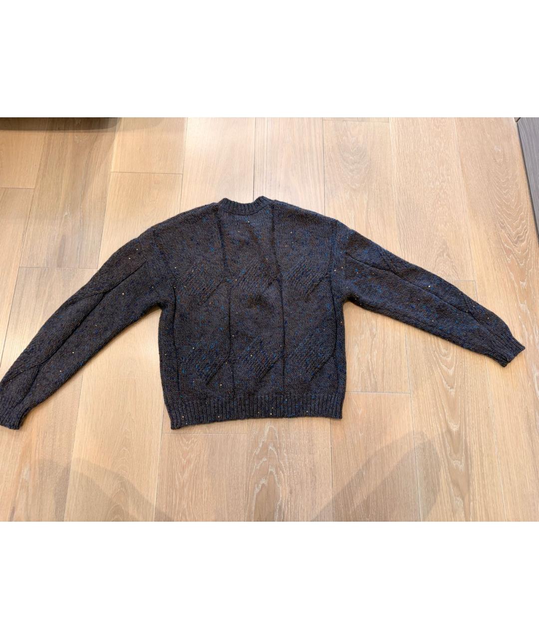 LORO PIANA Серый кашемировый джемпер / свитер, фото 2