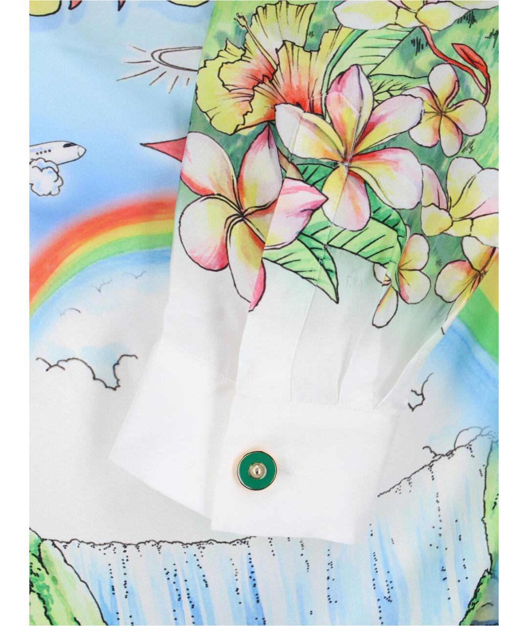 CASABLANCA Мульти шелковая кэжуал рубашка, фото 5