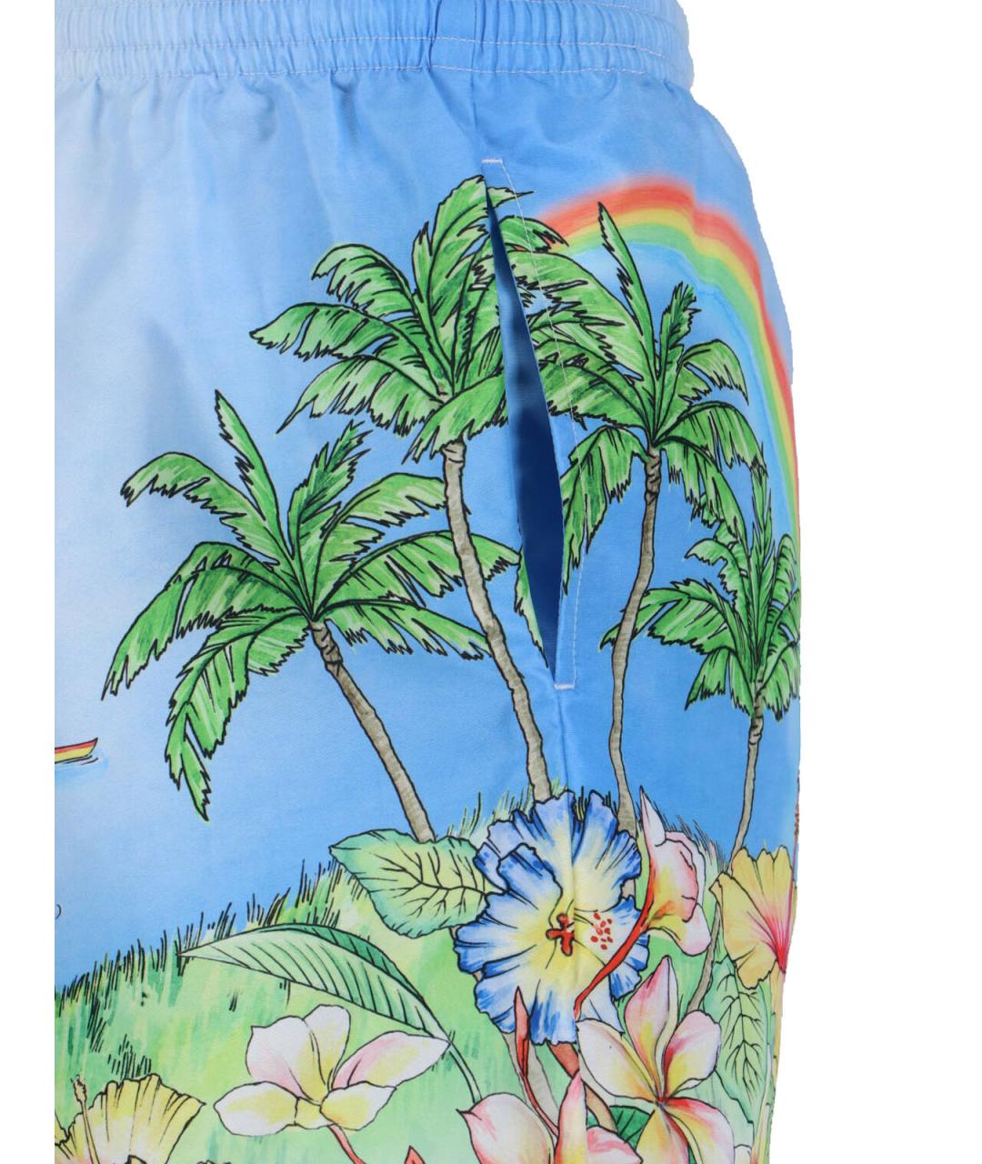 CASABLANCA Мульти полиэстеровые шорты, фото 4