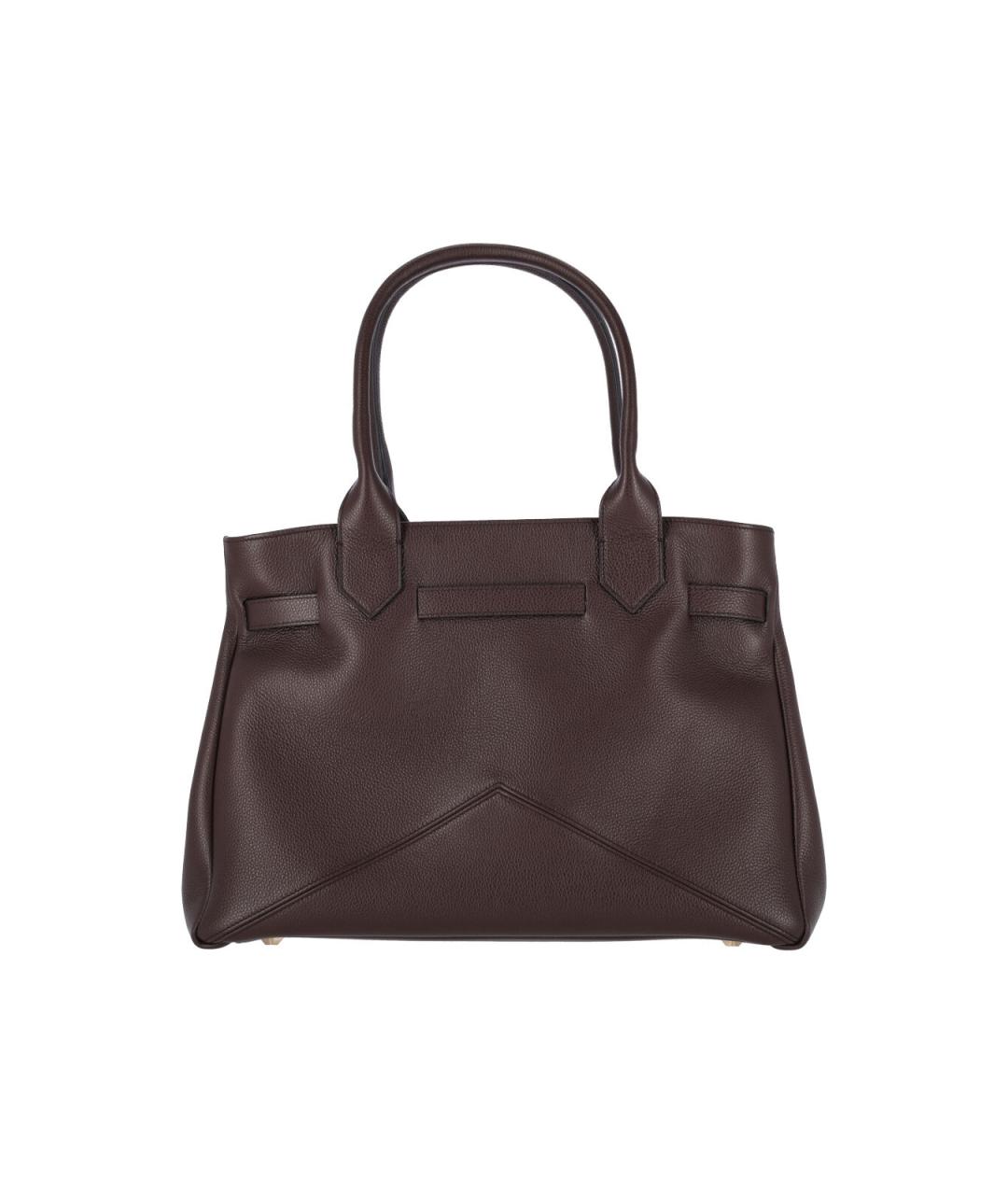 BALLANTYNE Коричневая кожаная сумка тоут, фото 3