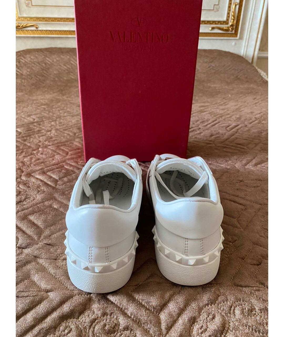 VALENTINO Белые кроссовки, фото 4