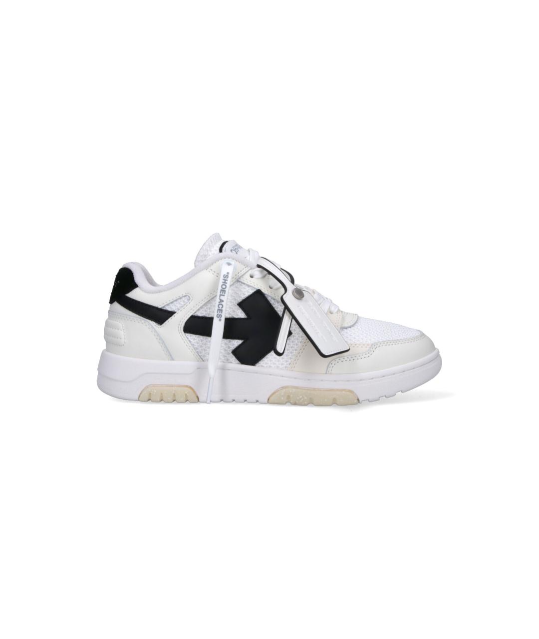 OFF-WHITE Белые низкие кроссовки / кеды, фото 1