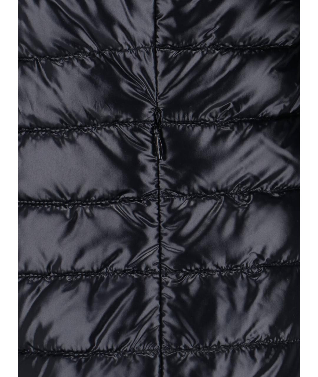 HERNO Черный полиамидовый пуховик, фото 5