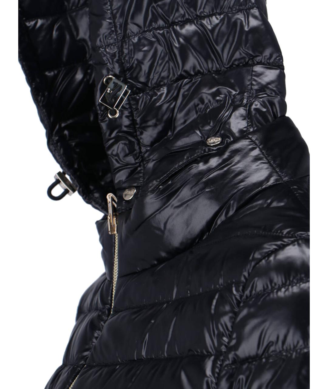 HERNO Черный полиамидовый пуховик, фото 3