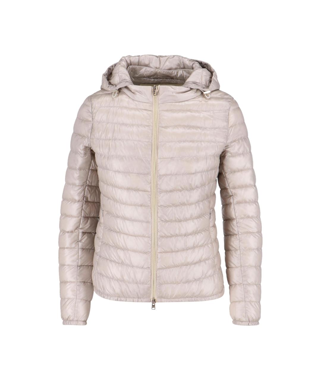 HERNO Белый полиамидовый пуховик, фото 1