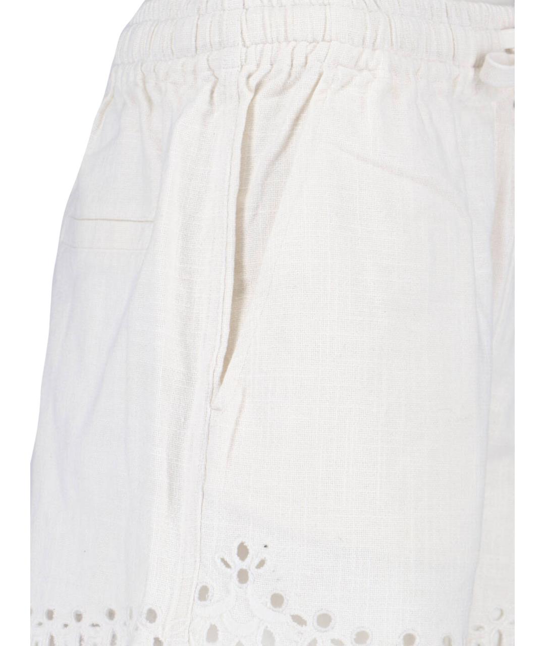 ISABEL MARANT ETOILE Белые полиэстеровые шорты, фото 4