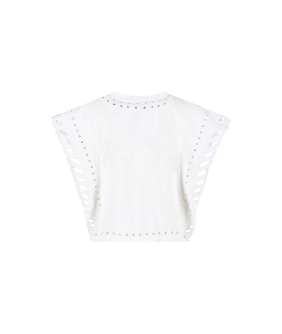 ISABEL MARANT ETOILE Белая полиэстеровая футболка, фото 2