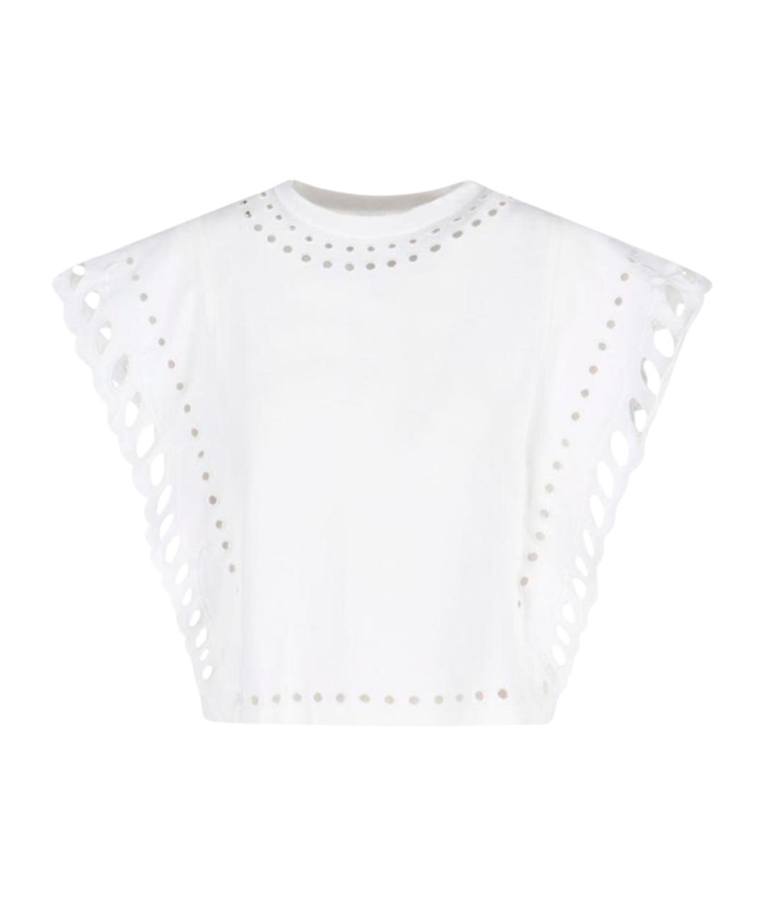 ISABEL MARANT ETOILE Белая полиэстеровая футболка, фото 1