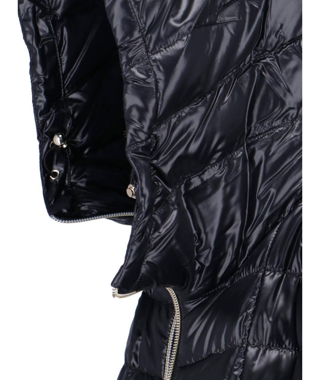 HERNO Черный полиамидовый пуховик, фото 5