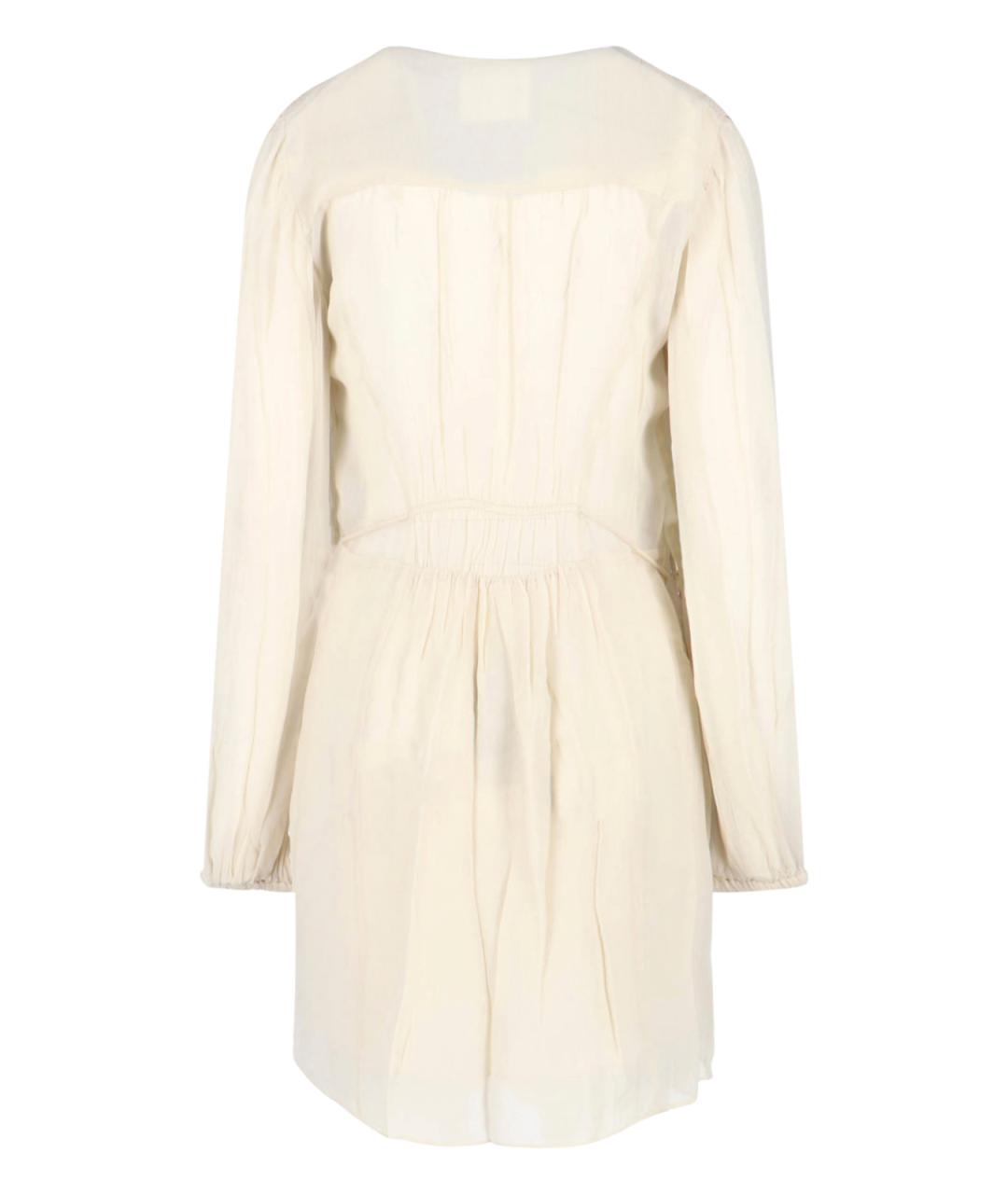 ISABEL MARANT ETOILE Бежевое вискозное платье, фото 2