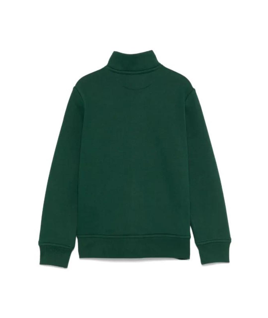 POLO RALPH LAUREN Зеленая хлопковая детская футболка, фото 2