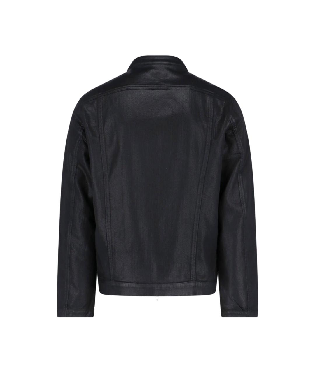 DIESEL Черная хлопковая куртка, фото 2