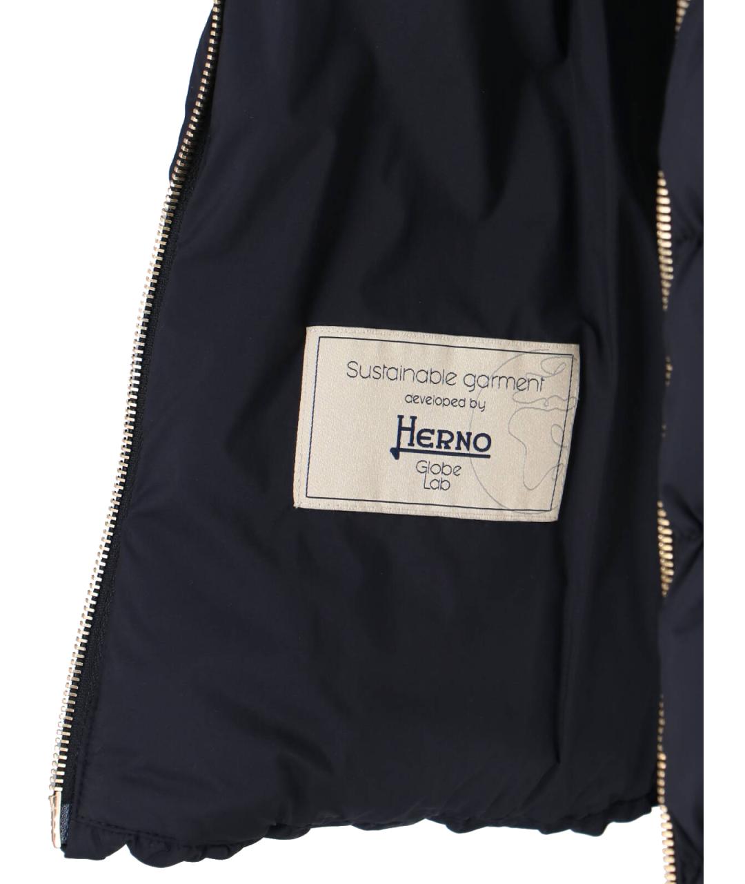 HERNO Черная полиамидовая куртка, фото 5