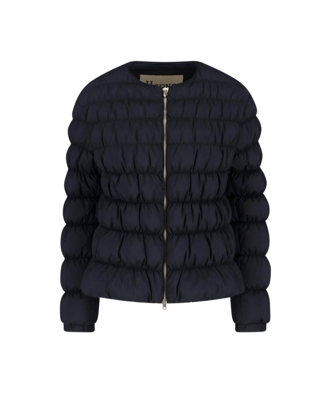 HERNO Черная полиамидовая куртка, фото 1