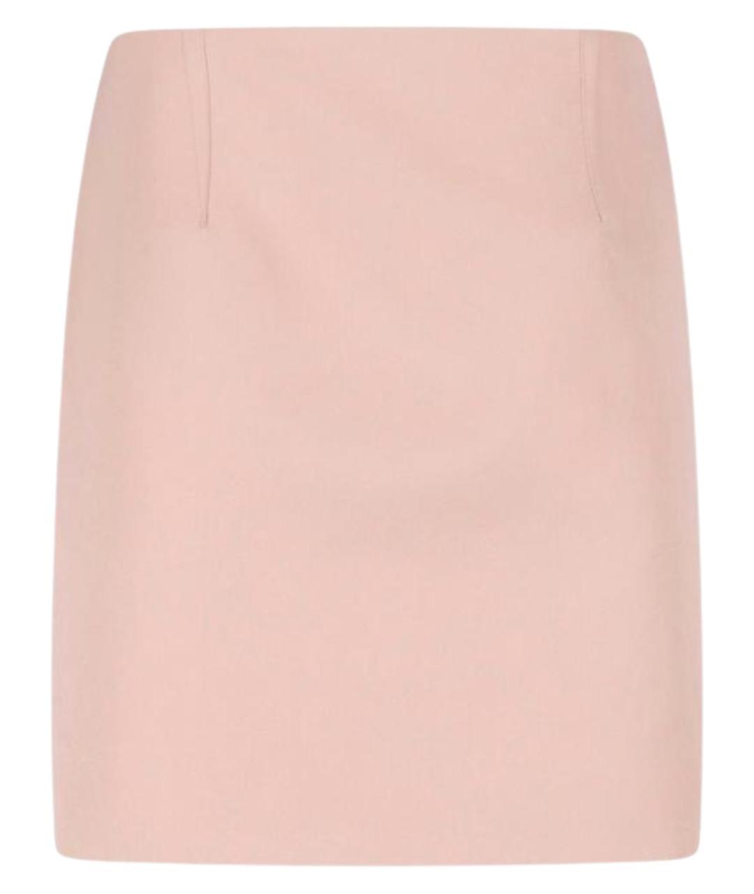 CHLOE Розовая полиэстеровая юбка мини, фото 1