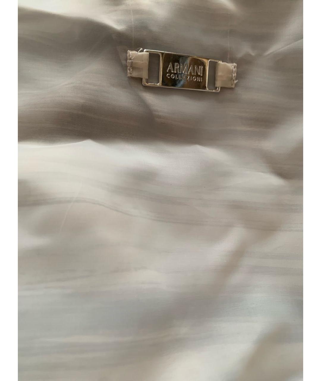 ARMANI COLLEZIONI Бежевая полиамидовая куртка, фото 3
