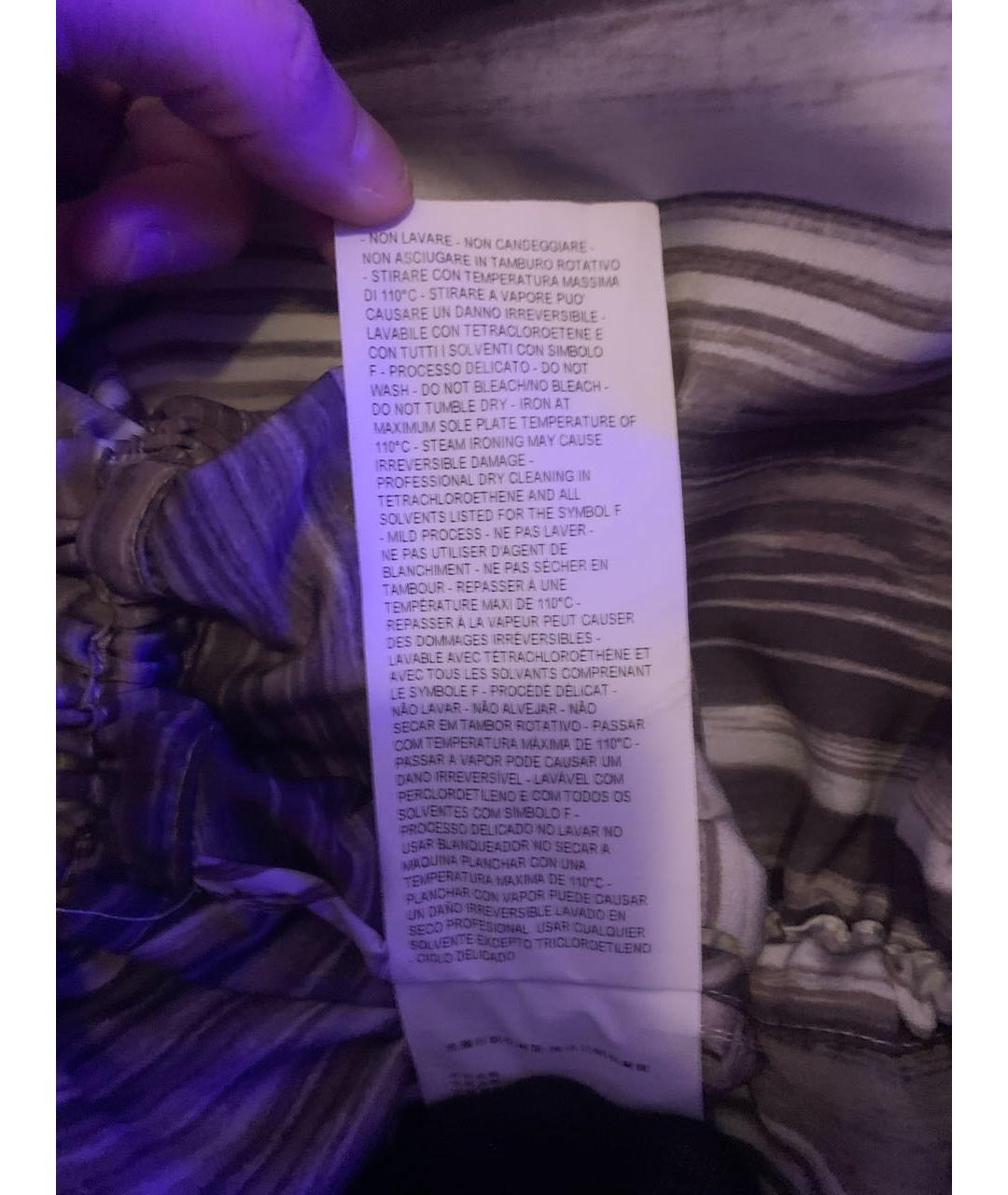 ARMANI COLLEZIONI Бежевая полиамидовая куртка, фото 5