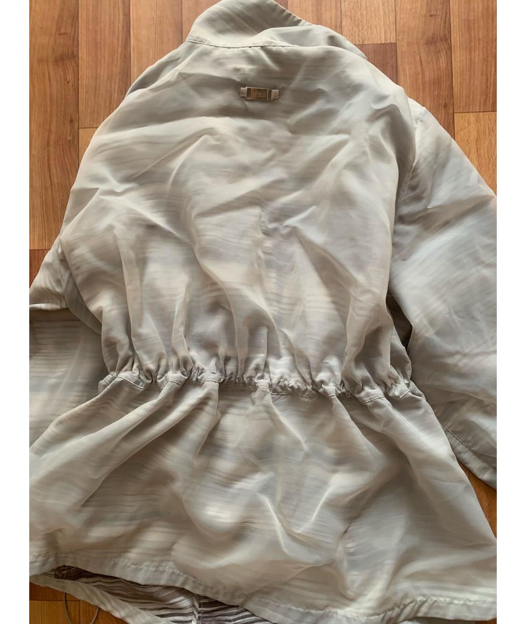 ARMANI COLLEZIONI Бежевая полиамидовая куртка, фото 2