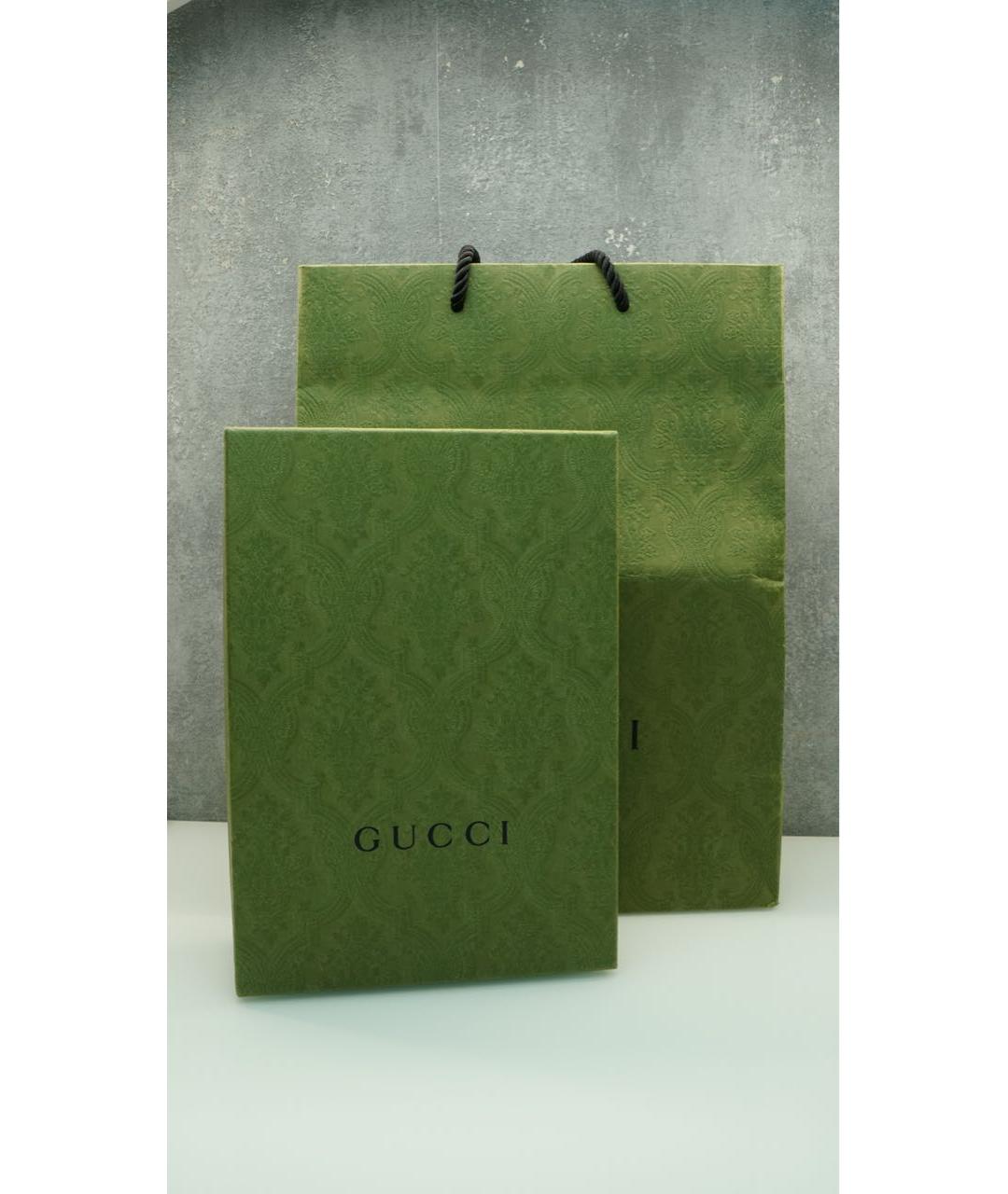 GUCCI Коричневая кожаная сумка через плечо, фото 6