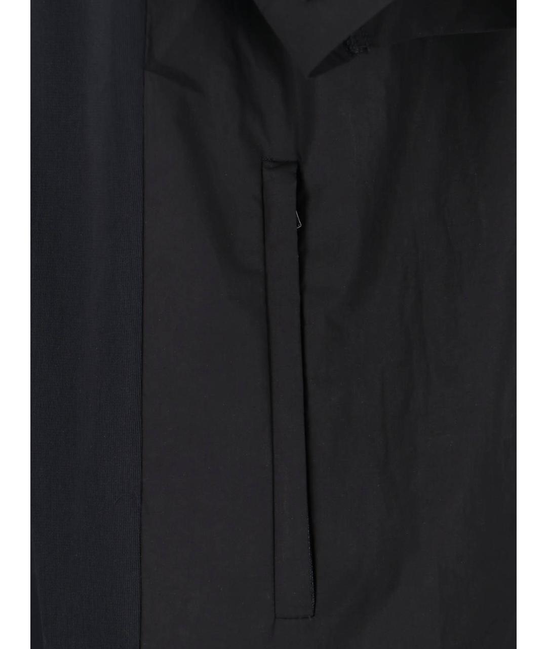 SACAI Черная хлопковая футболка, фото 3