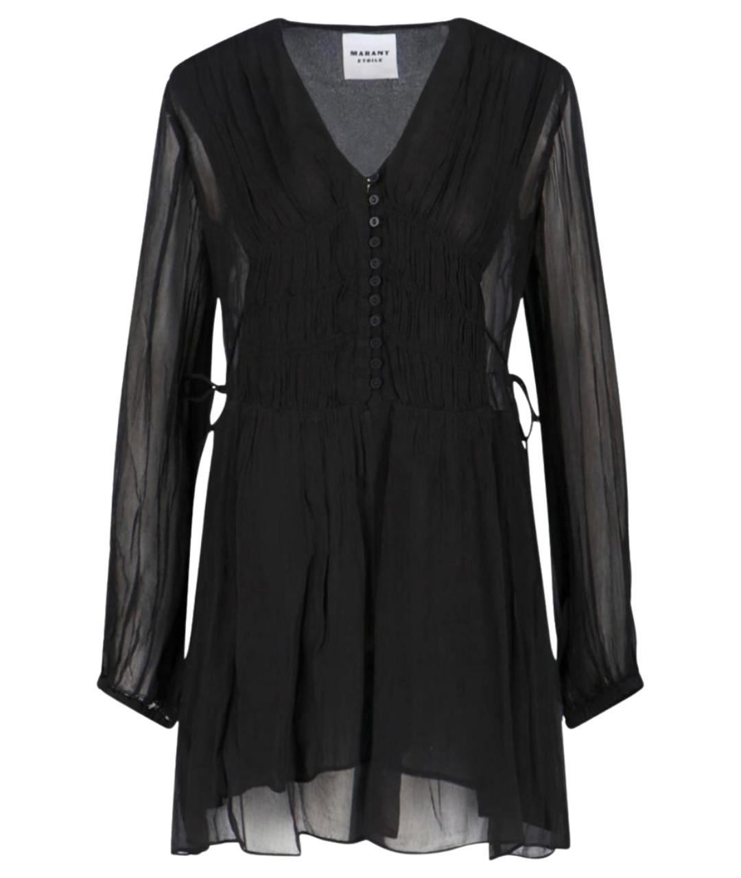 ISABEL MARANT ETOILE Черное вискозное повседневное платье, фото 1