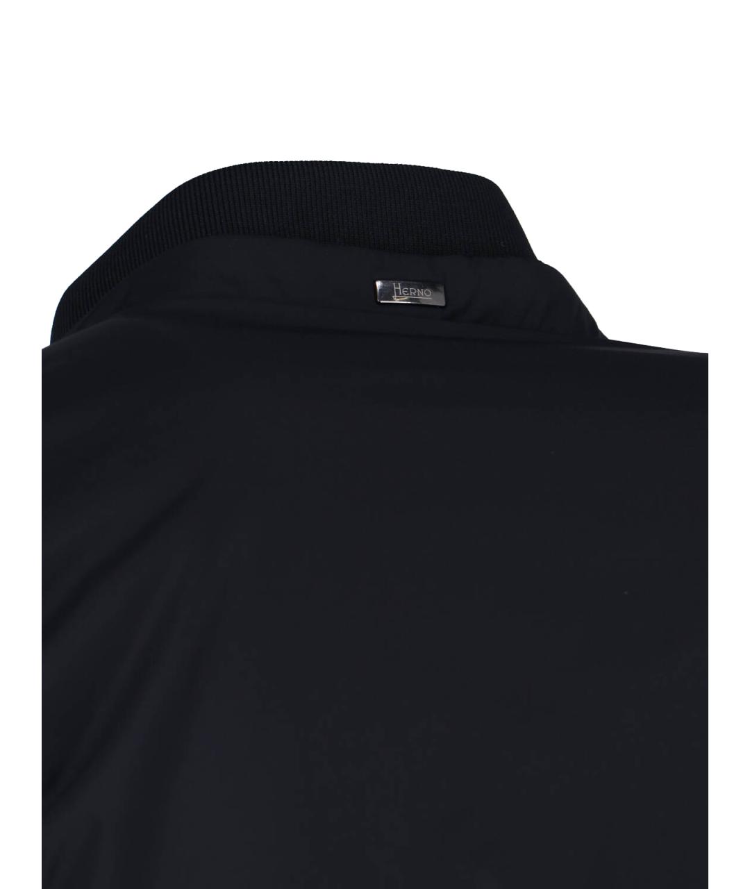 HERNO Черная полиамидовая куртка, фото 3