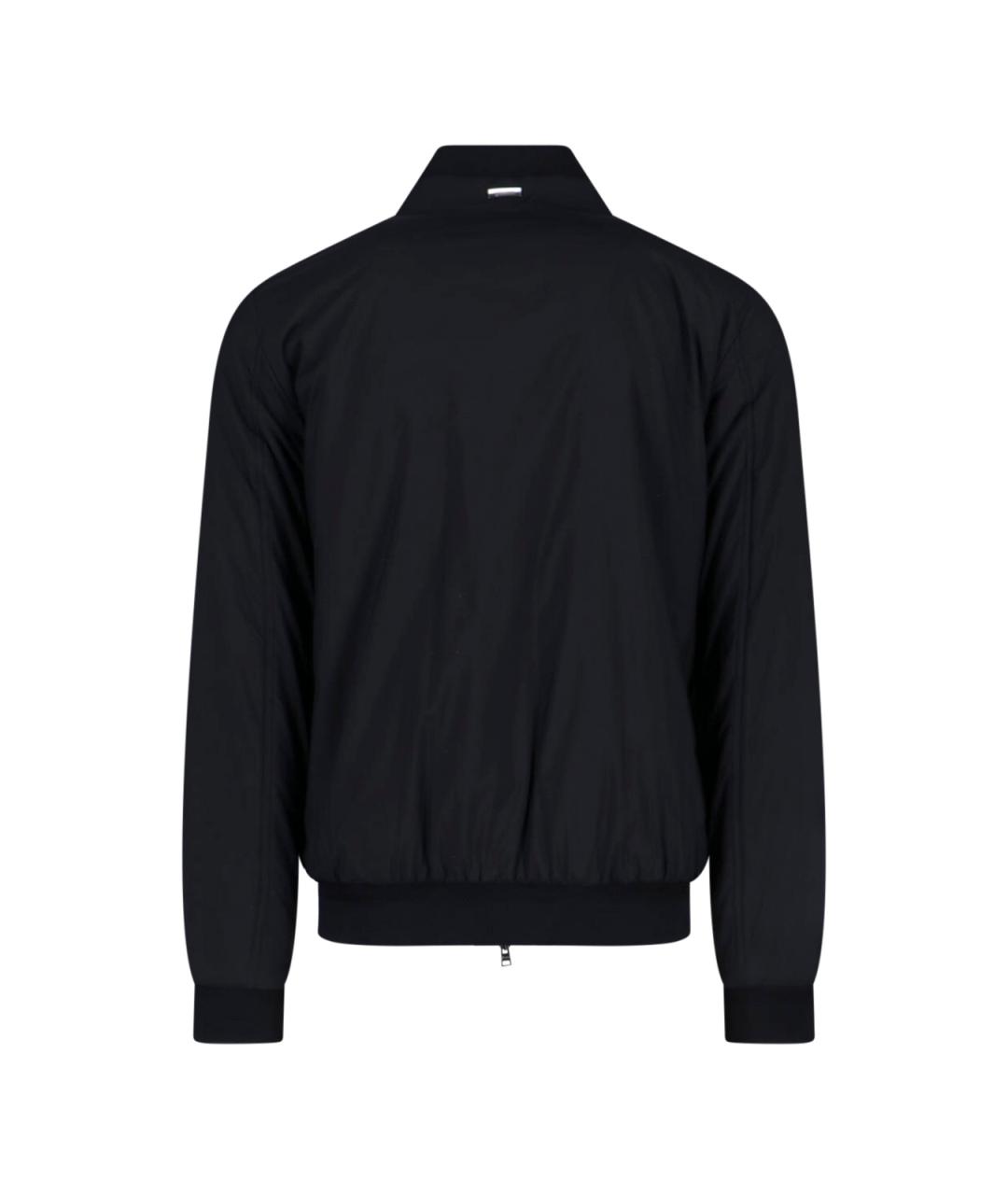 HERNO Черная полиамидовая куртка, фото 2