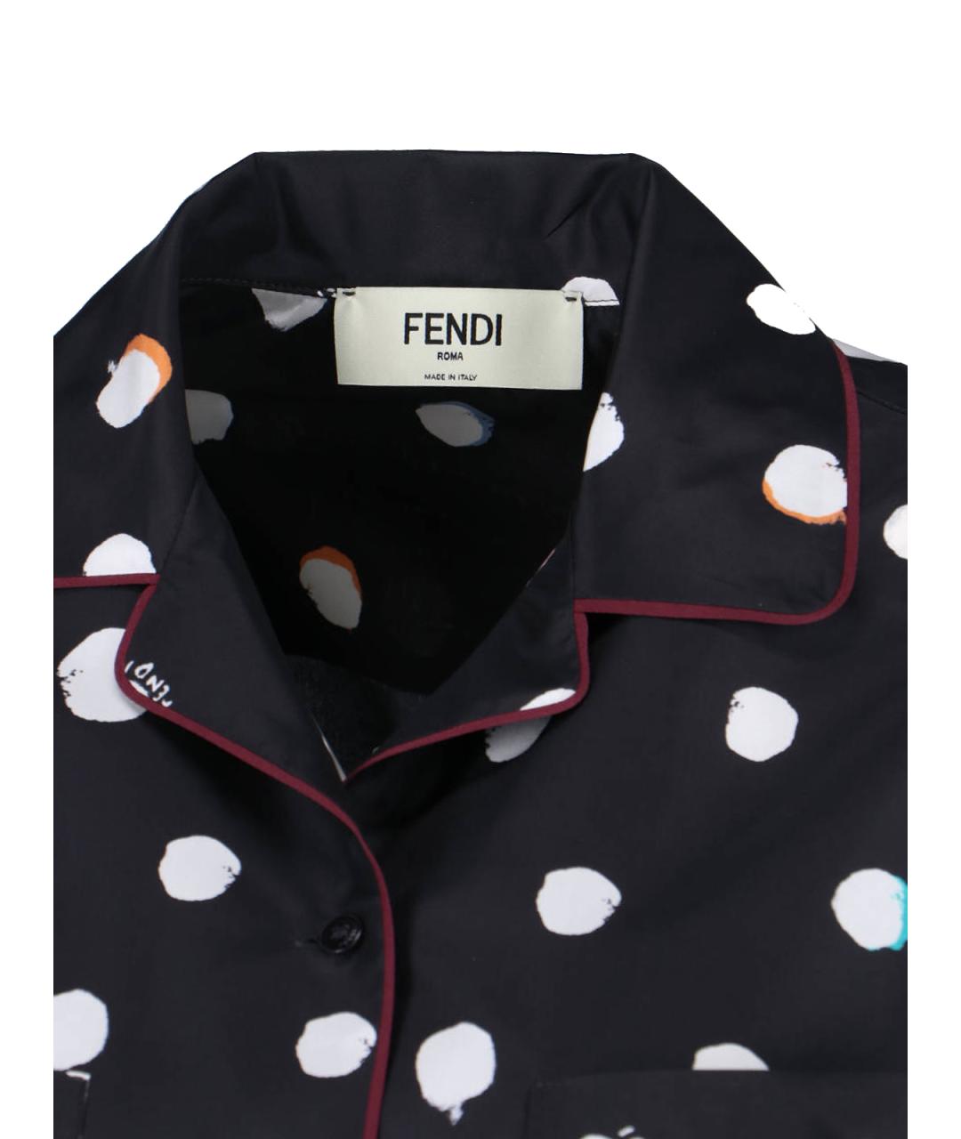 FENDI Мульти шелковая рубашка, фото 4