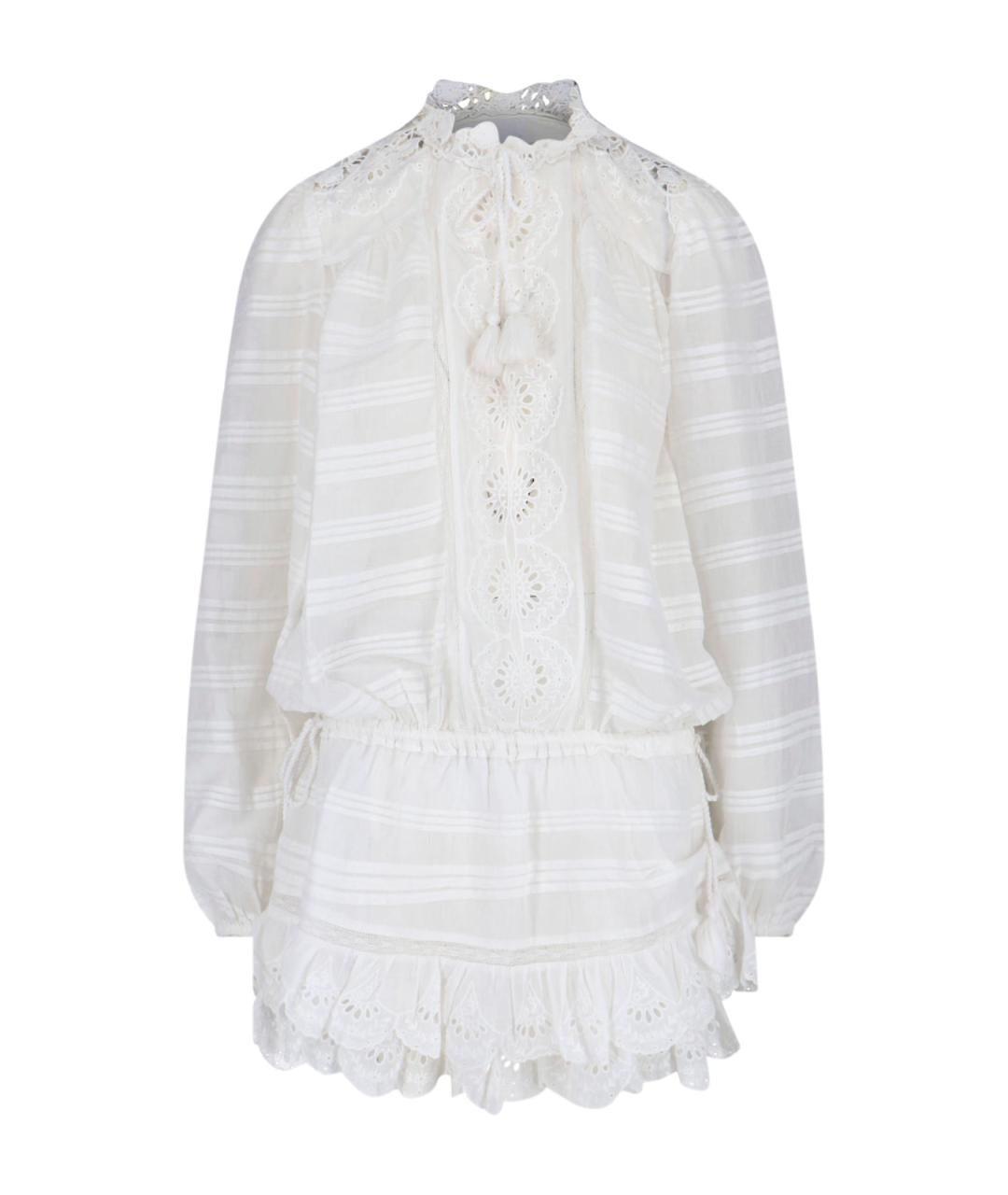 ISABEL MARANT ETOILE Белое полиэстеровое платье, фото 1