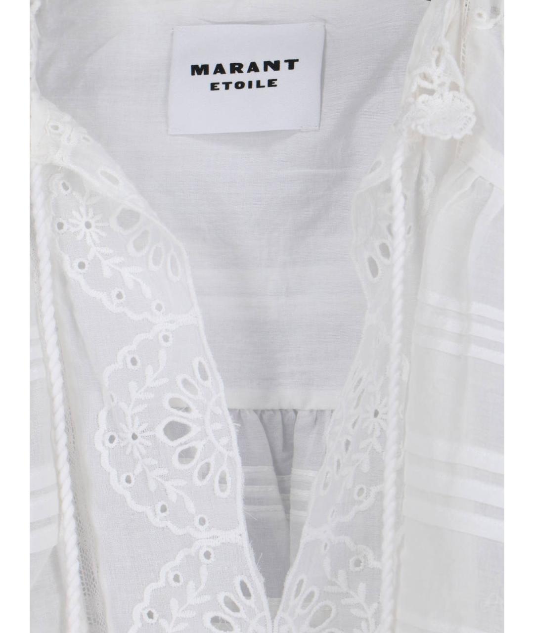 ISABEL MARANT ETOILE Белое полиэстеровое платье, фото 5