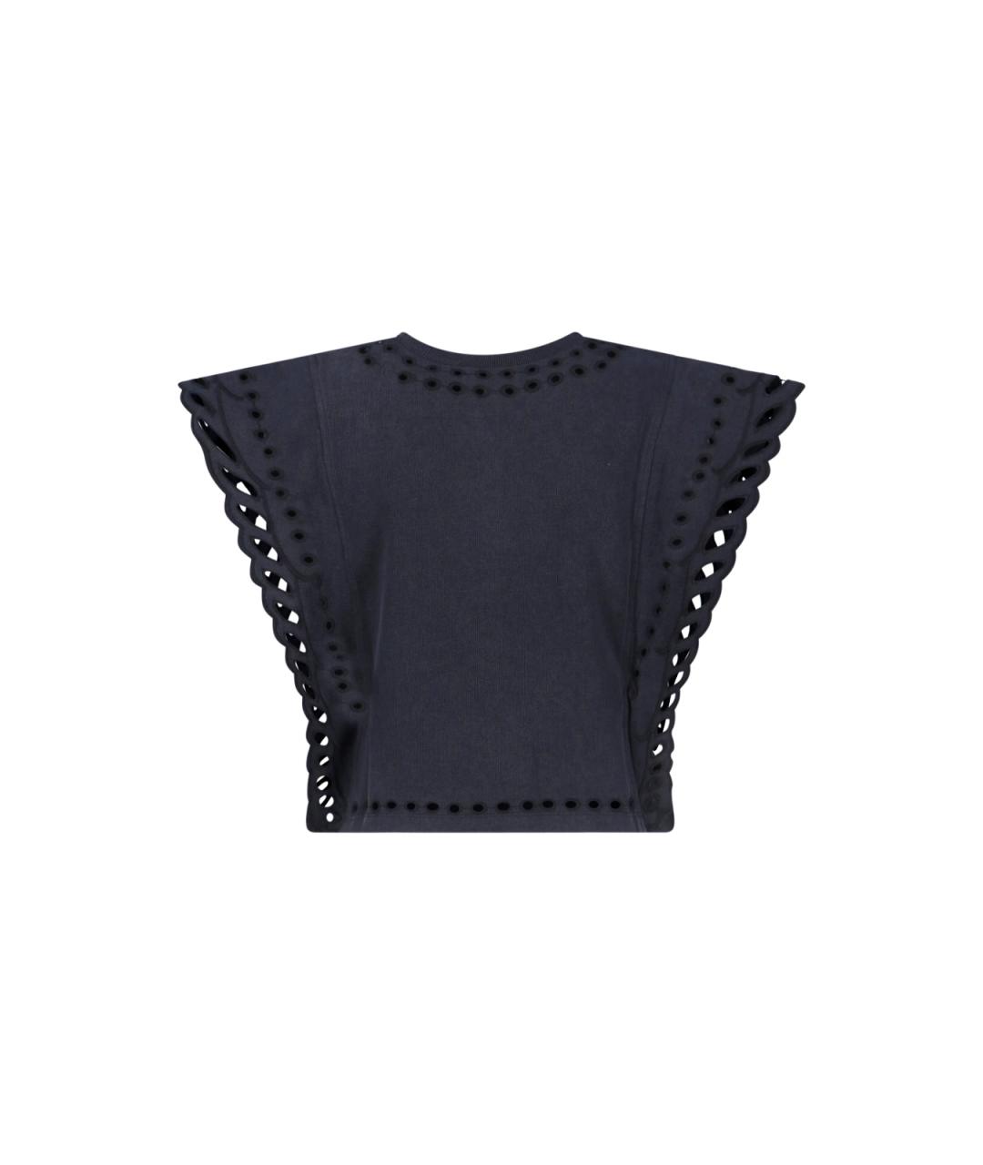 ISABEL MARANT ETOILE Черная футболка, фото 2