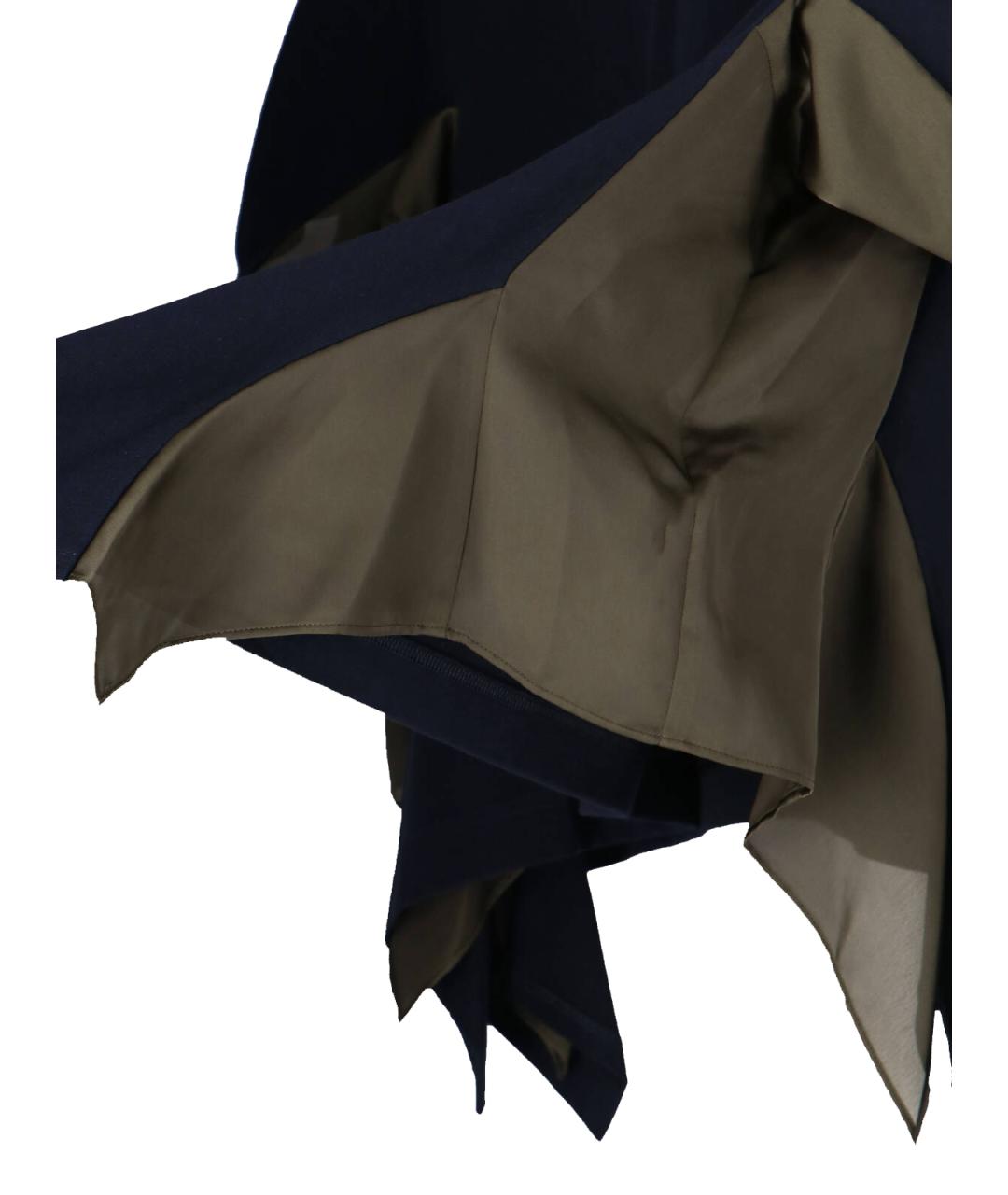 SACAI Синяя хлопковая футболка, фото 3