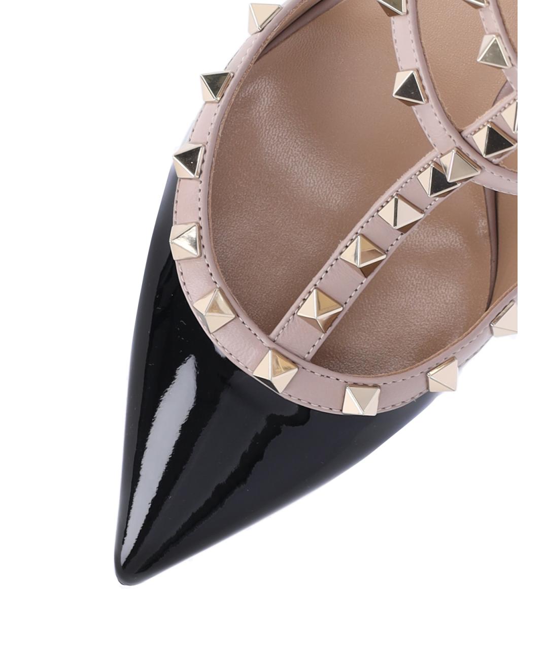 VALENTINO Черные кожаные туфли, фото 5