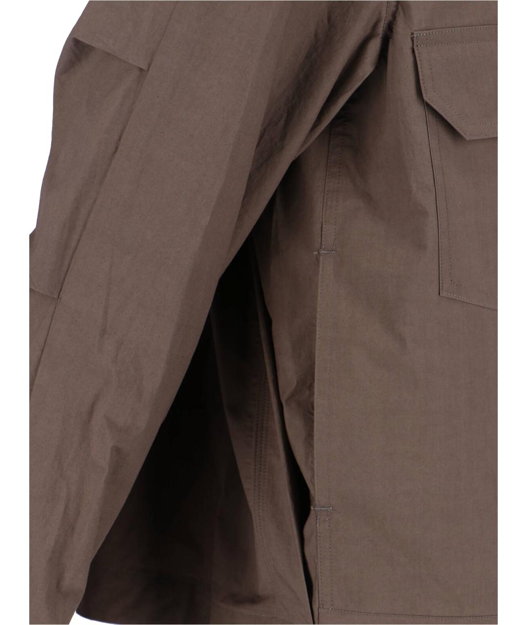 SACAI Коричневая хлопковая куртка, фото 5