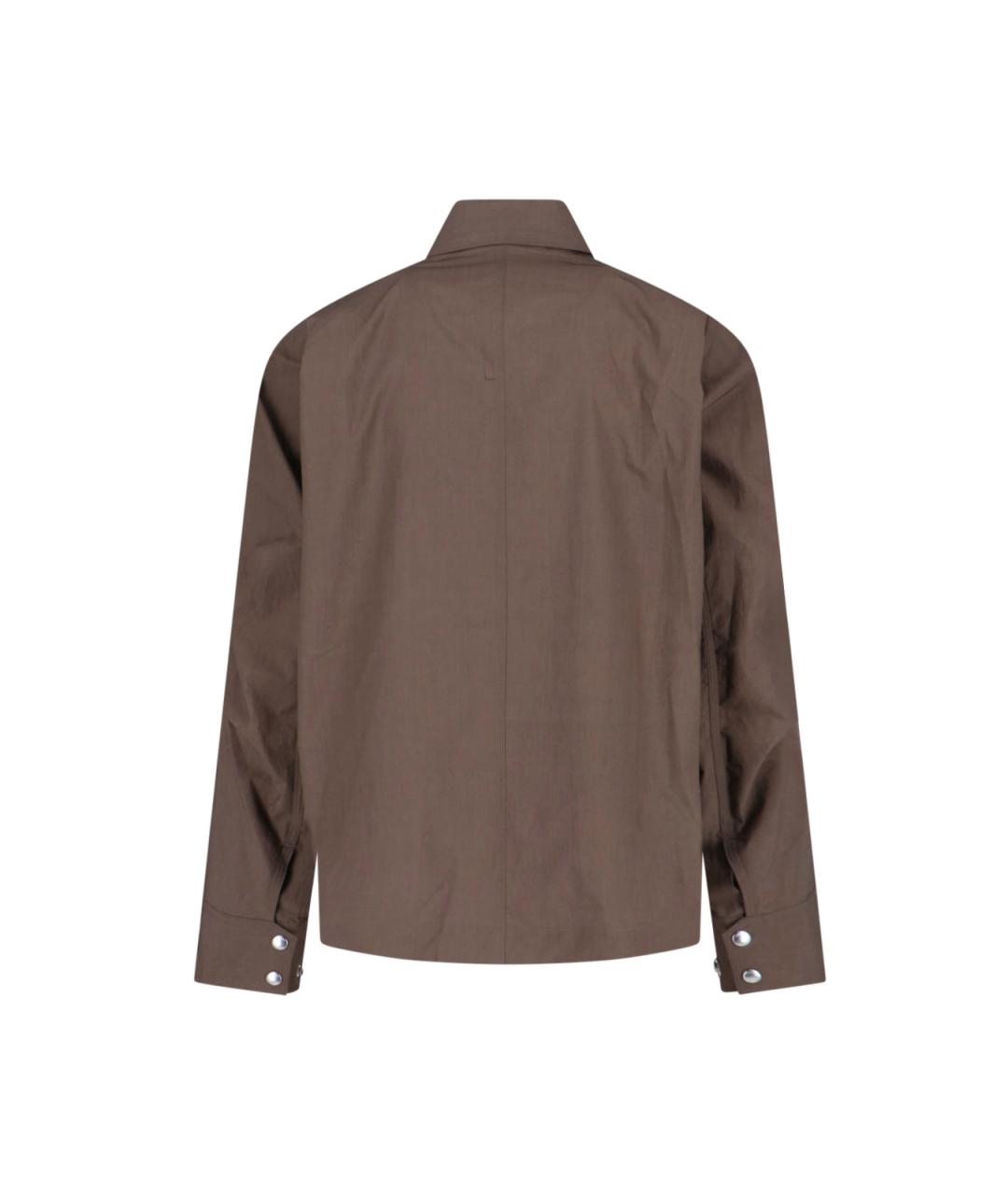 SACAI Коричневая хлопковая куртка, фото 2