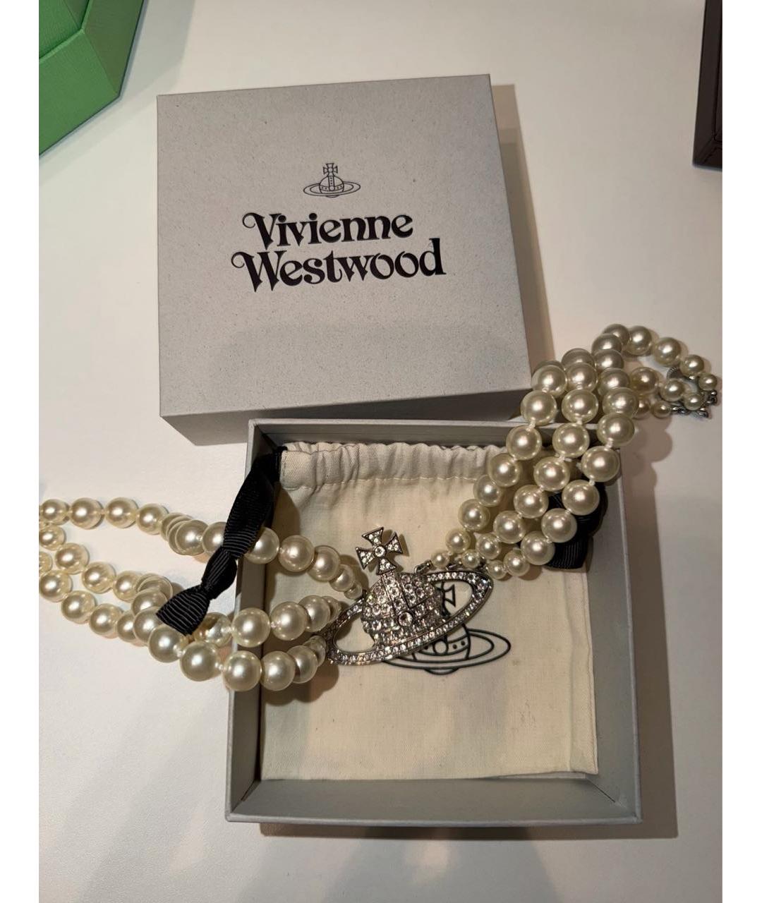 VIVIENNE WESTWOOD Серебряное колье, фото 2