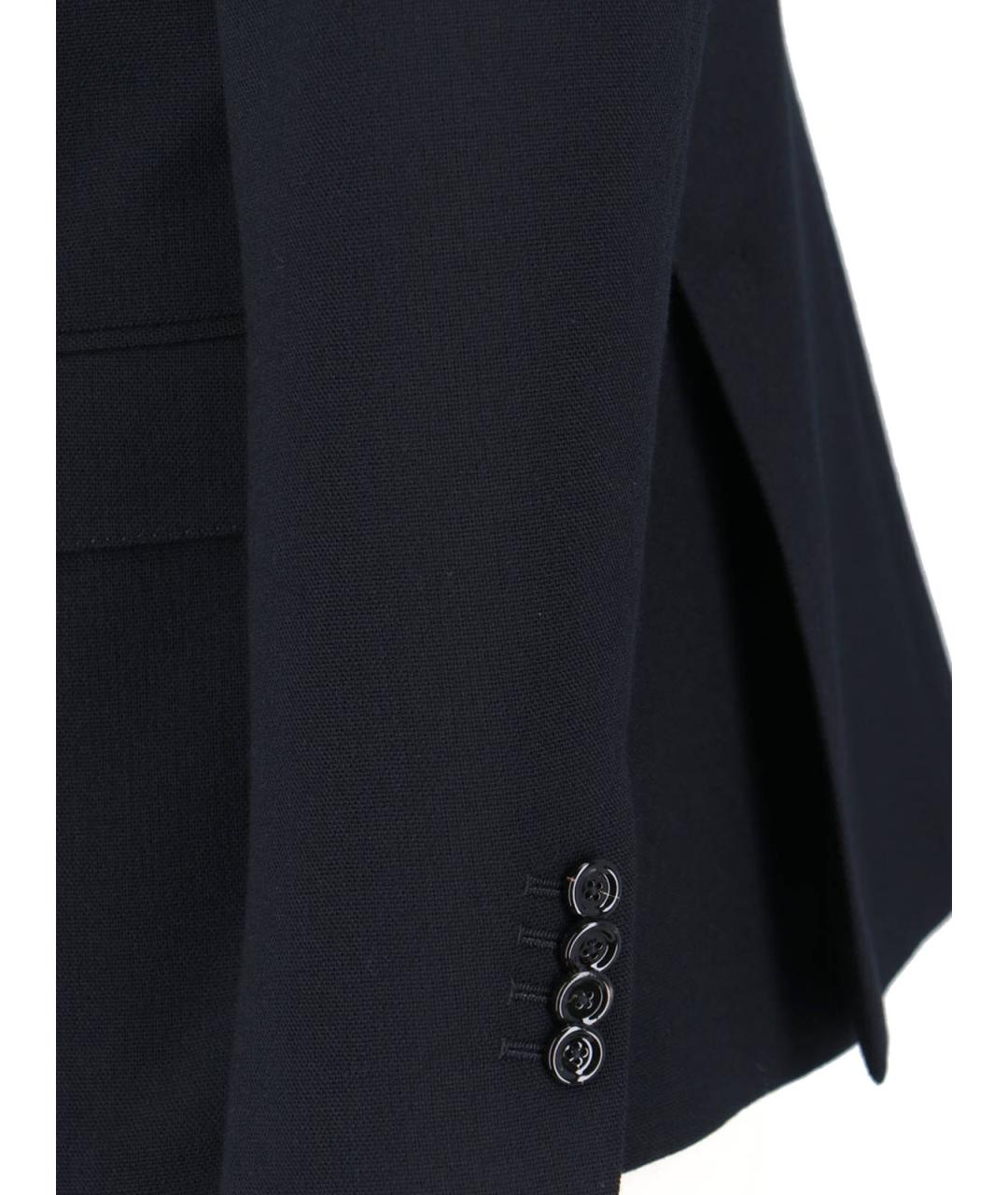LARDINI Черный шерстяной пиджак, фото 4