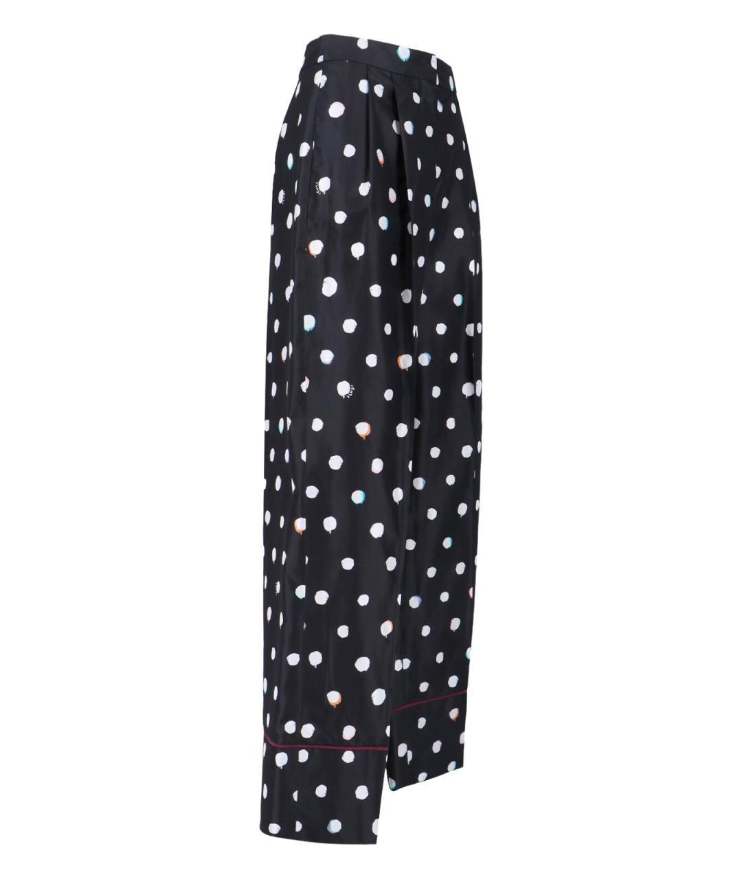 FENDI Мульти шелковые прямые брюки, фото 3