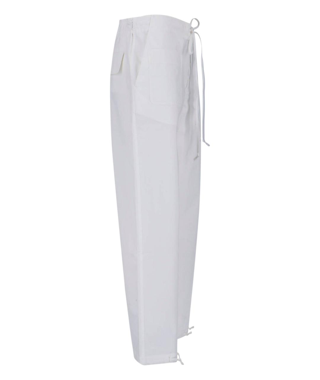 VICTORIA BECKHAM Белые прямые брюки, фото 3