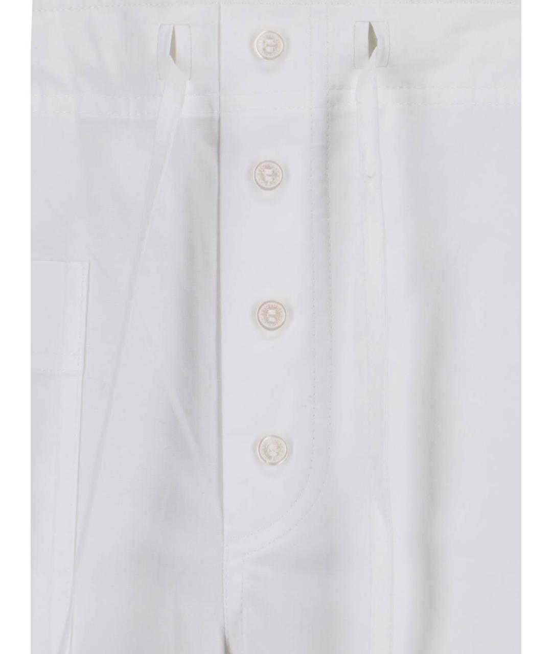 VICTORIA BECKHAM Белые прямые брюки, фото 4