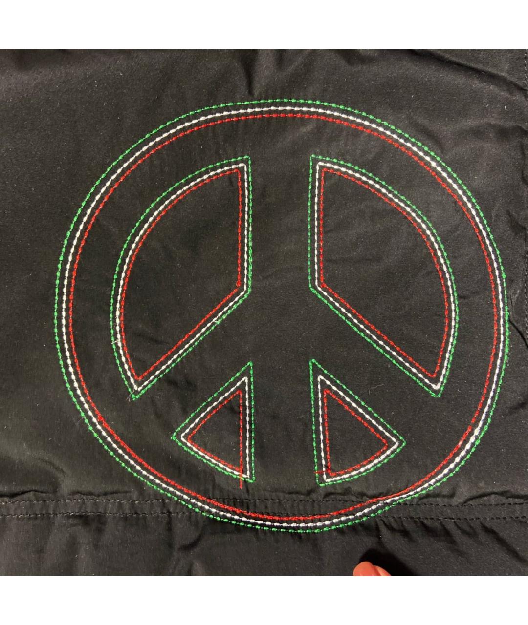 MOSCHINO Черный полиэстеровый пуховик, фото 3