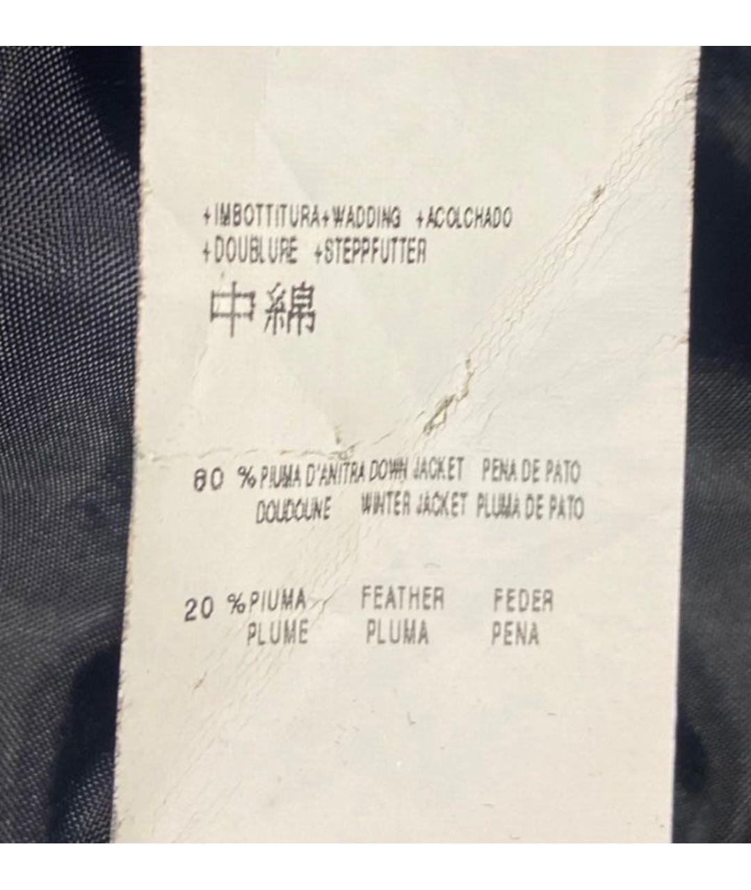 MOSCHINO Черный полиэстеровый пуховик, фото 8