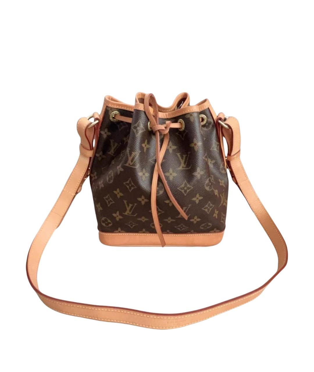 LOUIS VUITTON Коричневая кожаная сумка тоут, фото 1