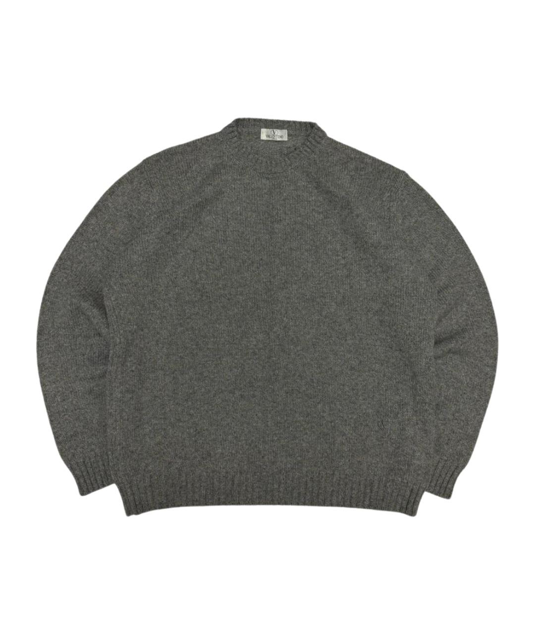 VALENTINO Серый шерстяной джемпер / свитер, фото 9