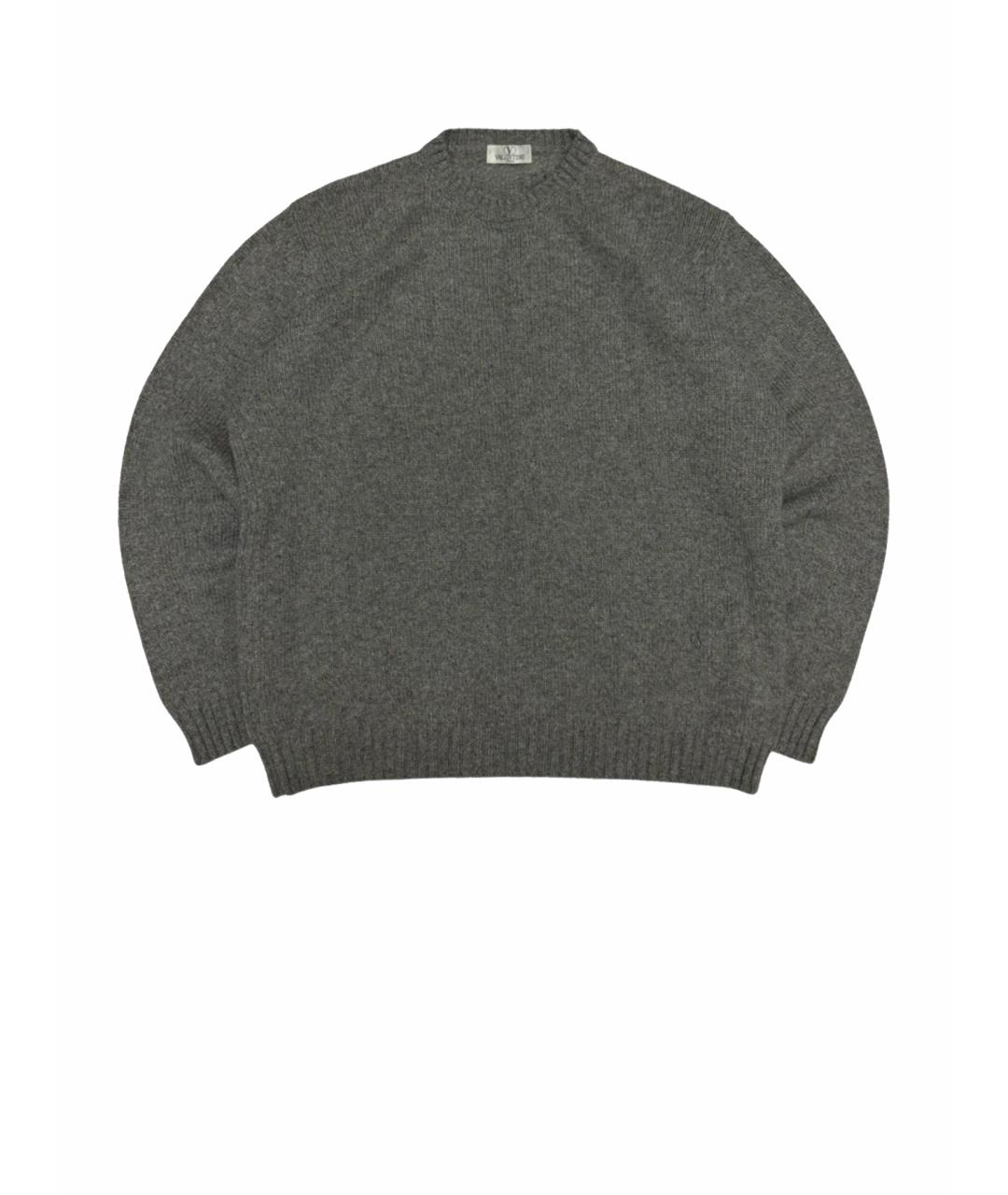 VALENTINO Серый шерстяной джемпер / свитер, фото 1
