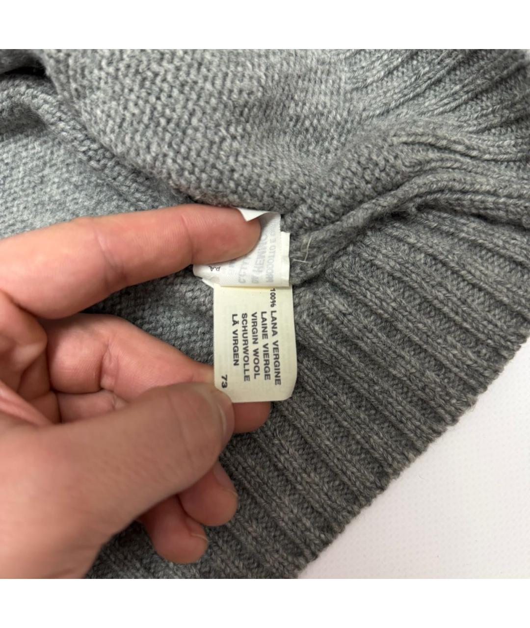 VALENTINO Серый шерстяной джемпер / свитер, фото 7