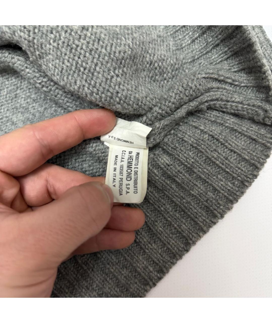 VALENTINO Серый шерстяной джемпер / свитер, фото 6